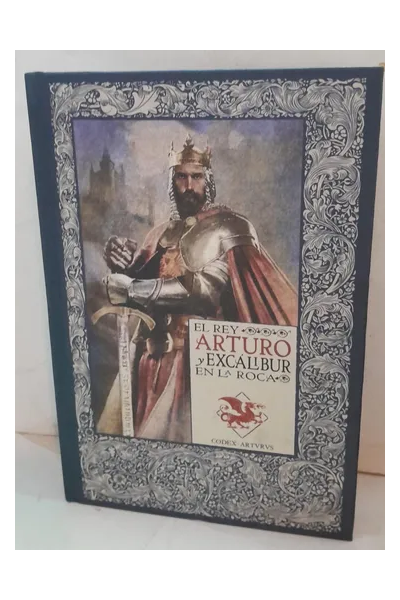 El Rey Arturo Y Excalibur En La Roca